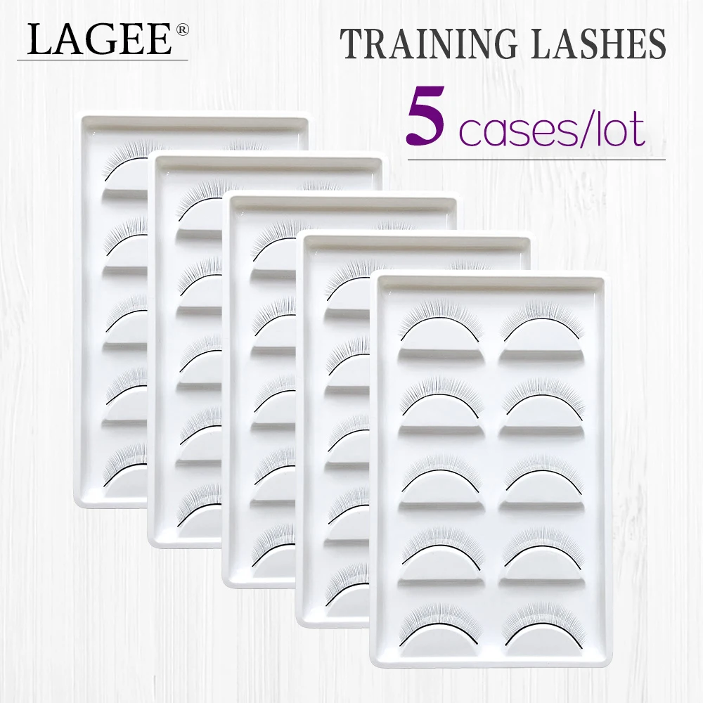 LAGEE тренировочные ресницы для начинающих салон красоты применения студентами