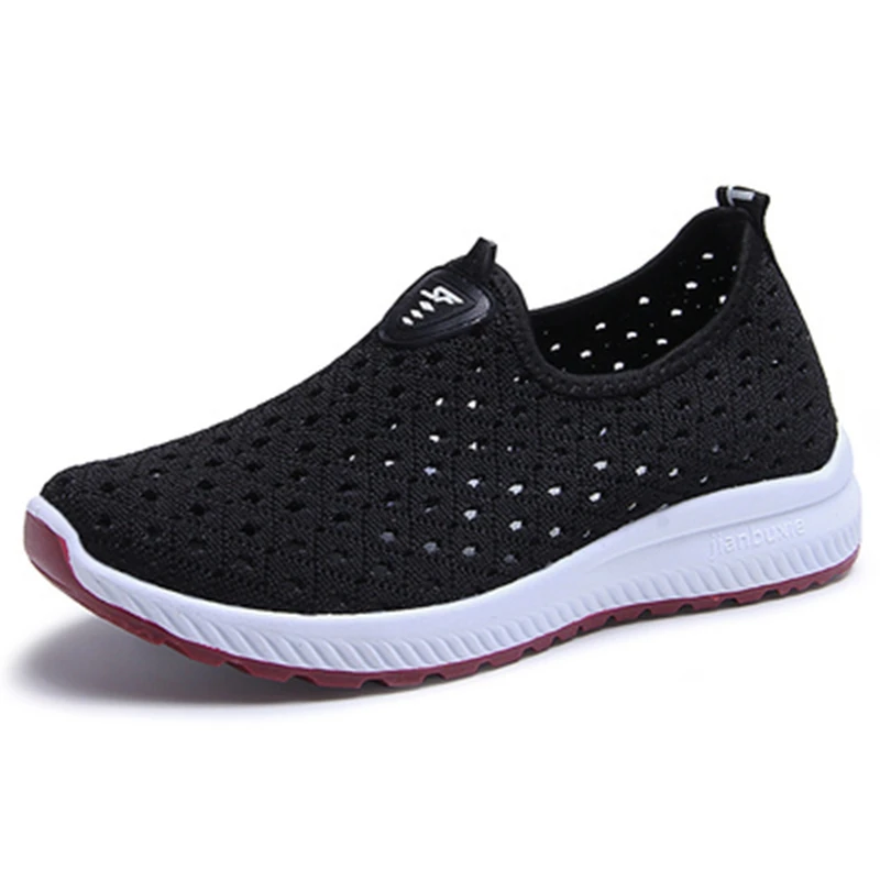 High Quality Women Sneakers Slip On Flats Shoes Casual Outdoor Walking female footwear breathable mesh shoes | Обувь