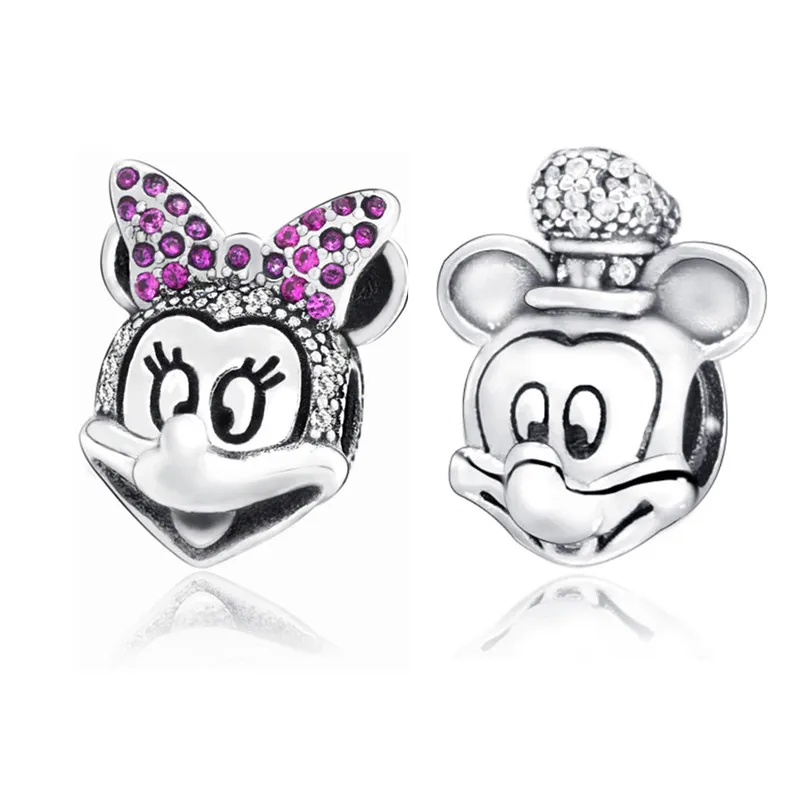 Подходит для оригинального Пандора оберег бусины браслета из стерлингового