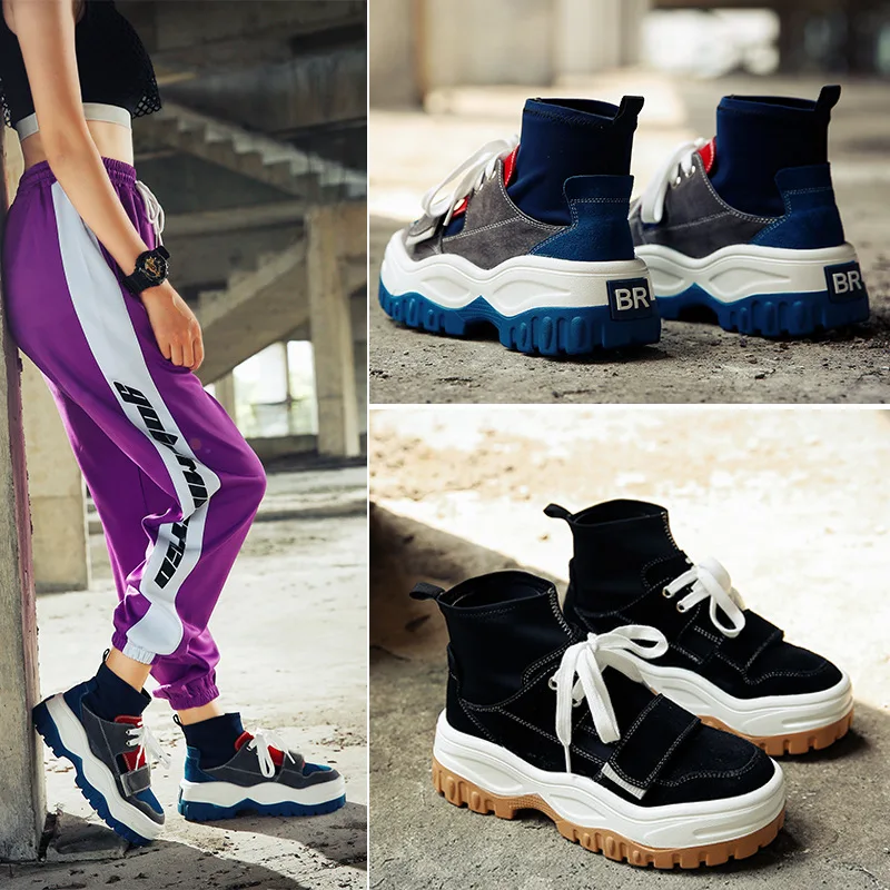 Кроссовки женские высокие спортивные модная брендовая теннисная платформа