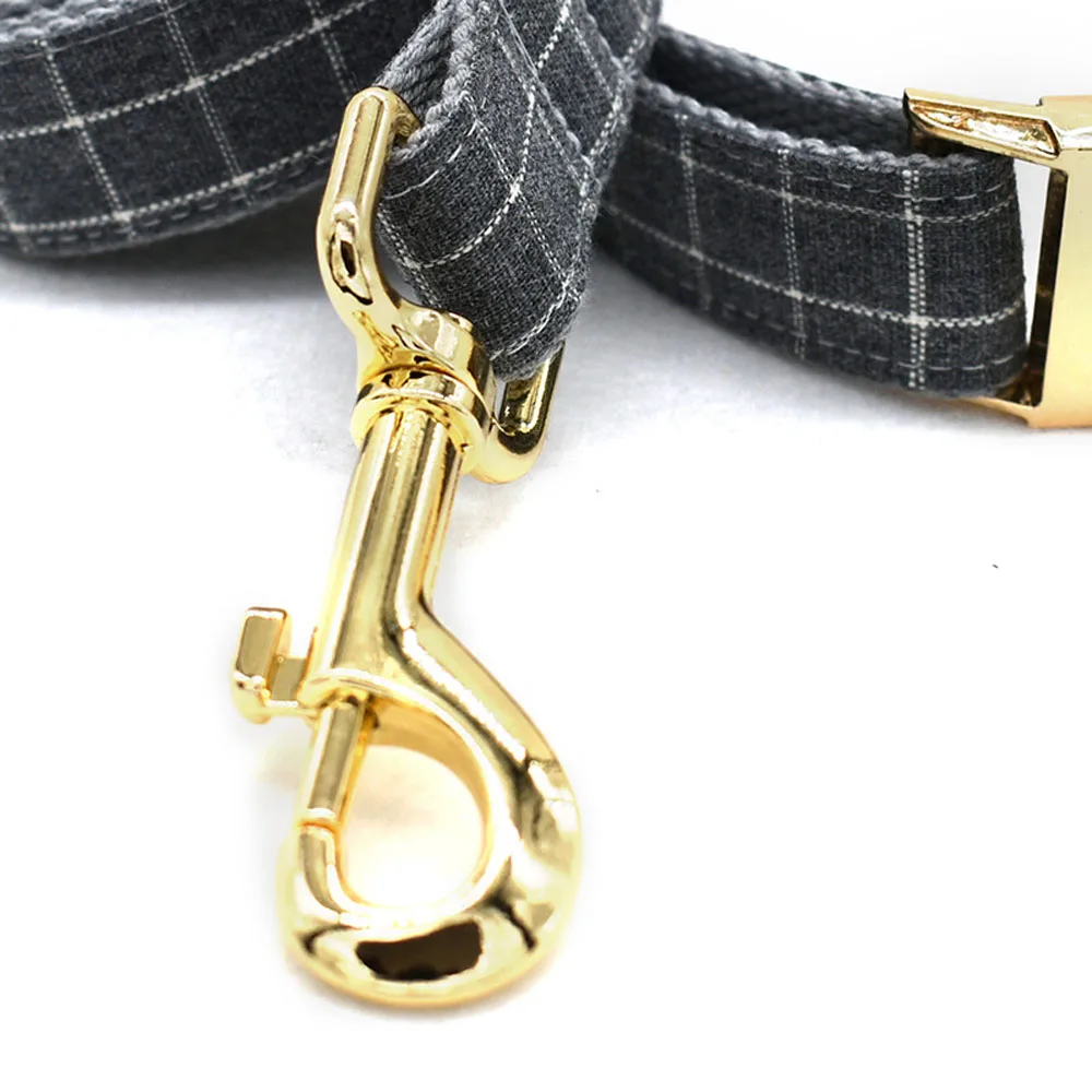 

Bow Tie Dog Collar Soft Comfy Dog Collar Leash Set Removable Woven Roving Pet Collars for Small Medium Large Dogs Pet Supplies