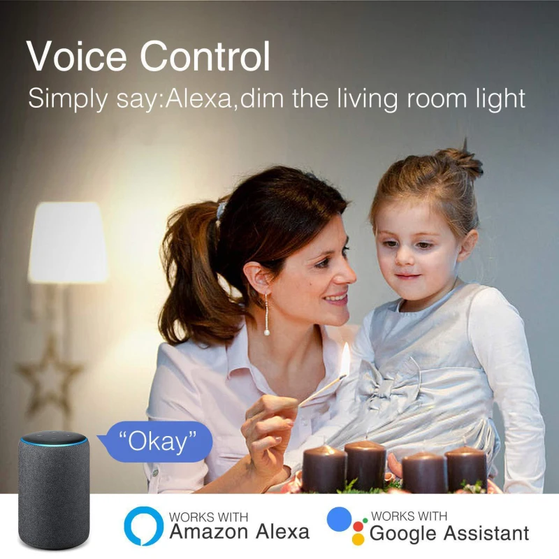 Умная лампа-свеча Tuya Zigbee 3 0 85-265 в 5 Вт E12/E14 | Электроника
