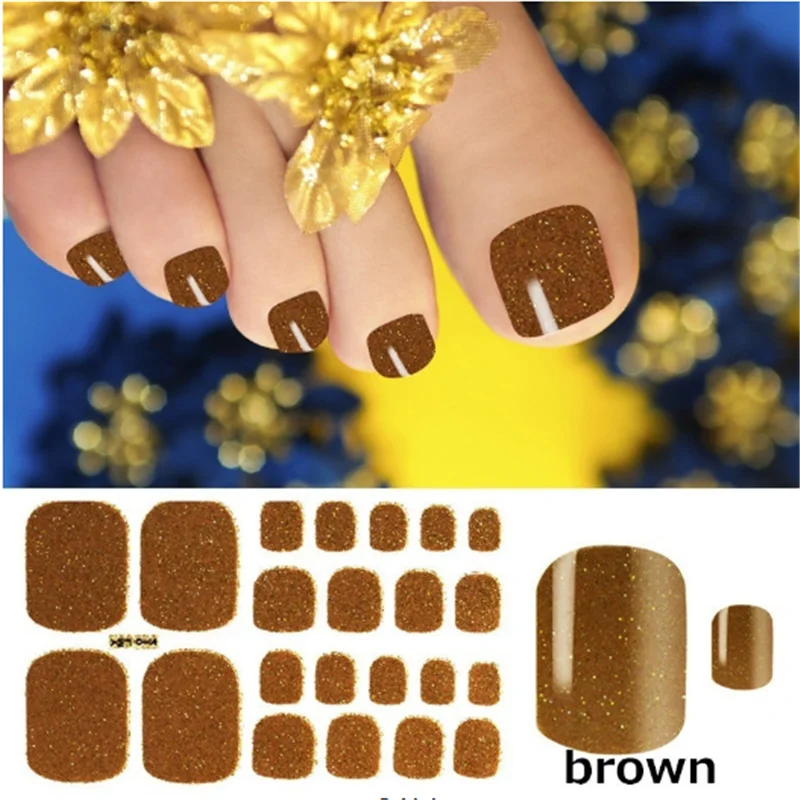 1 лист полностью закрывающая наклейка с блестками для ногтей|Стикеры и наклейки| |