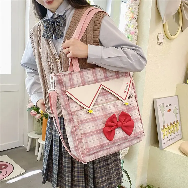 

Japanese JK Uniform Bag Magic Series Shoulder Bag For Women High School Girls Satchels Handbags Student Crossbody Bag Tote Bag