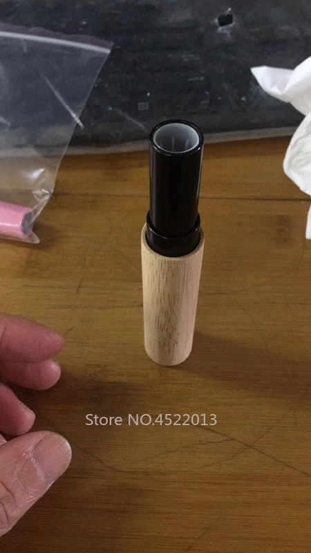 

3G 10/30/50/100pcs Bamboo Lipstick Tubes, Empty 11.1mm Natural Bamboo Lip Balm Storage Bottle, Cosmetic Lip Rouge Package