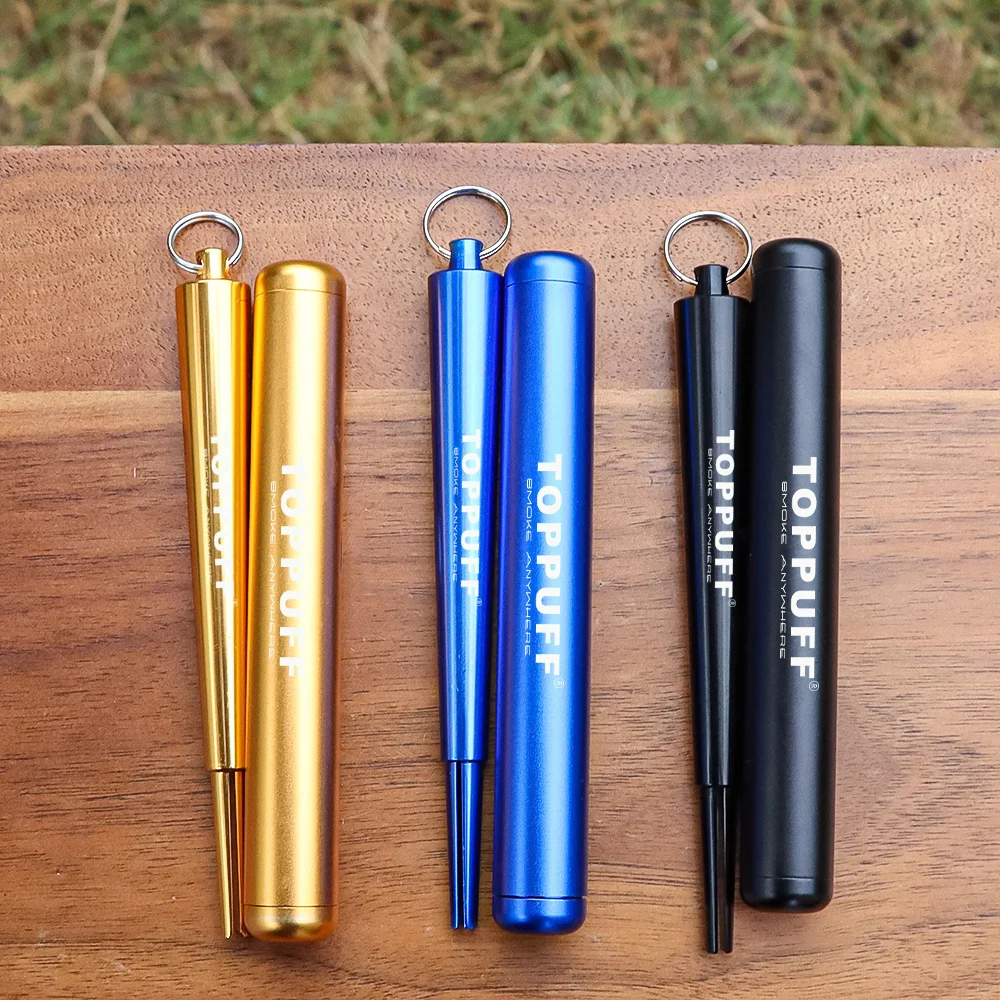 TOPPUFF Tobacco Aluminum Doob Tube Stash Jar Container Fashion Long-Term Use Mature Joint Roller Cigarette Herb Rolling Manual | Дом и сад