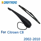 Комплект дворников и рычагов 14 дюймов для Citroen C8 2002-2010 2003 2004 2005 07 08 09, комплект стеклоочистителей на лобовое стекло, заднее стекло