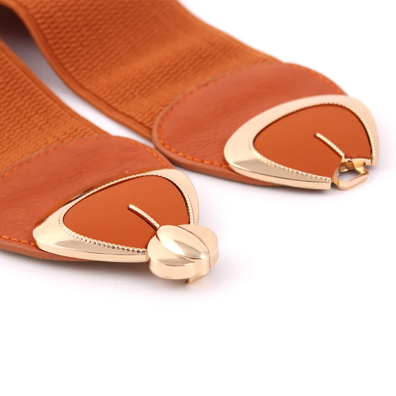 Хит продаж пояс с пряжкой и бантом для женщин широкий эластичный на талию женские