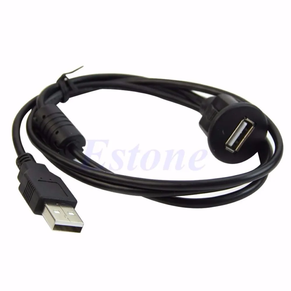 Встроенный в автомобиль USB 2 0 розетка с утапливаемым креплением свинцовый