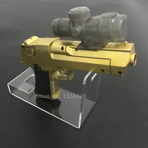 Небольшая прозрачная акриловая стойка для демонстрации модели оружия