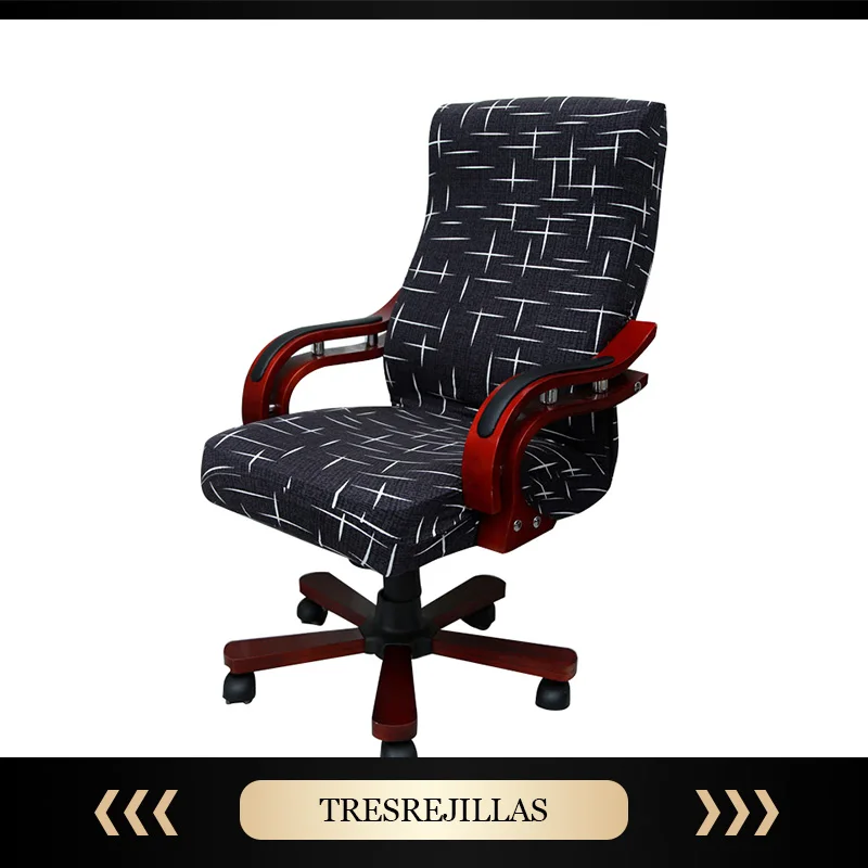 Современный спандекс чехол на компьютерное кресло 100% из полиэстера и эластичной