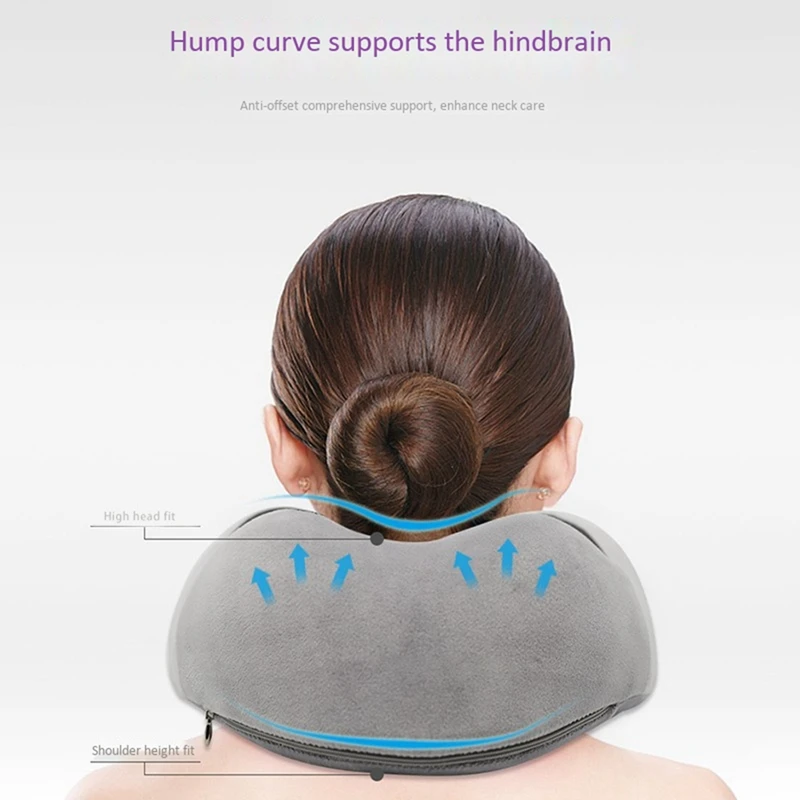 

BG02 Magnetic Therapy Hump Pillow Magnetic Therapy Cloth Fabric 3 Seconds Slow Rebound 360 Care for the Cervical Spine