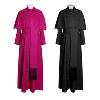 new church priest and priest costume halloween theme party role playing stage costume