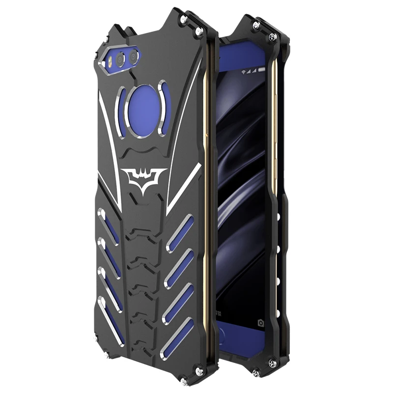Роскошный Алюминиевый металлический чехол Бэтмена для xiaomi 6X 8 explore ore 9 SE A2 A3 Lite Play
