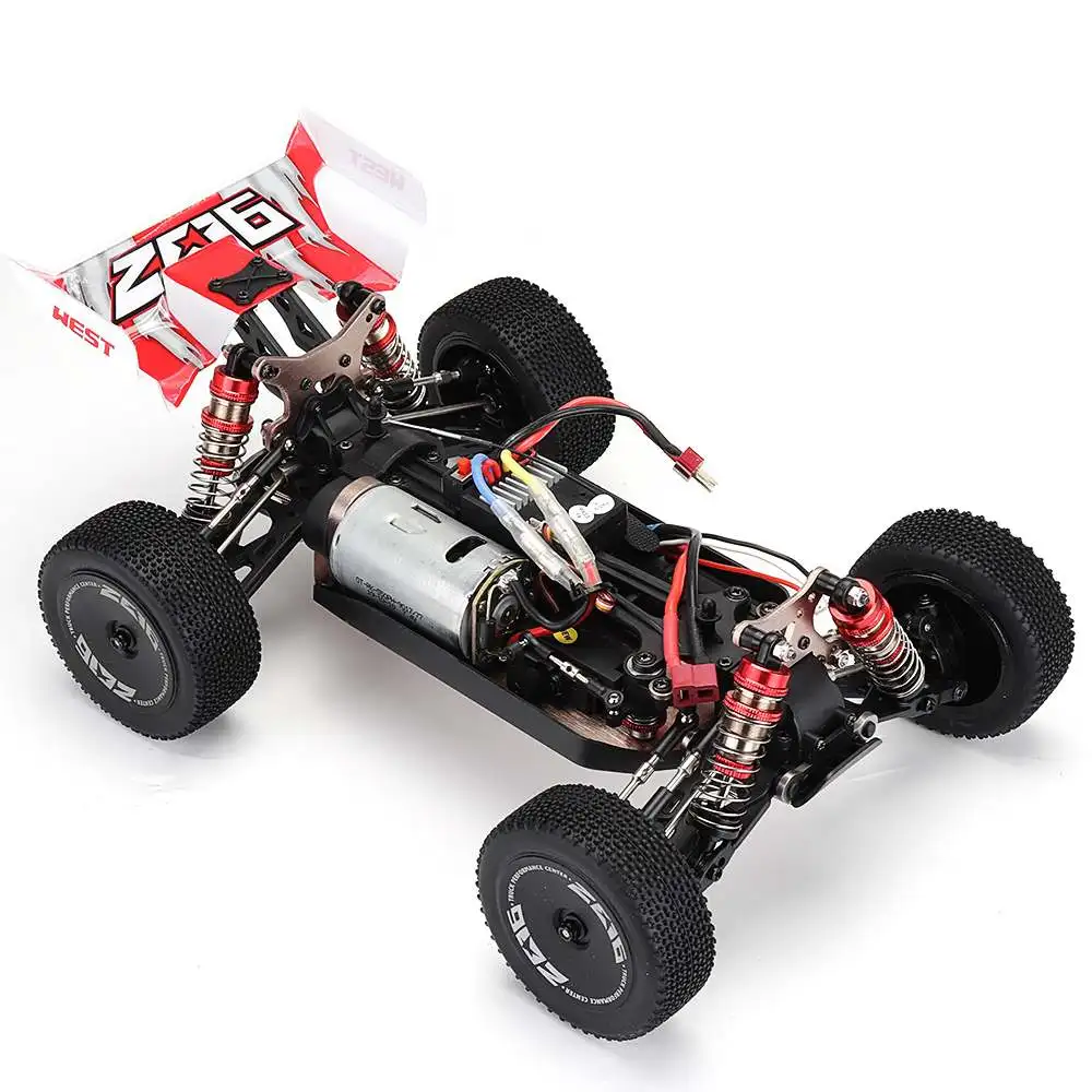 Высокоскоростной гоночный автомобиль Wltoys 144001 1:14 2 4G полноприводный
