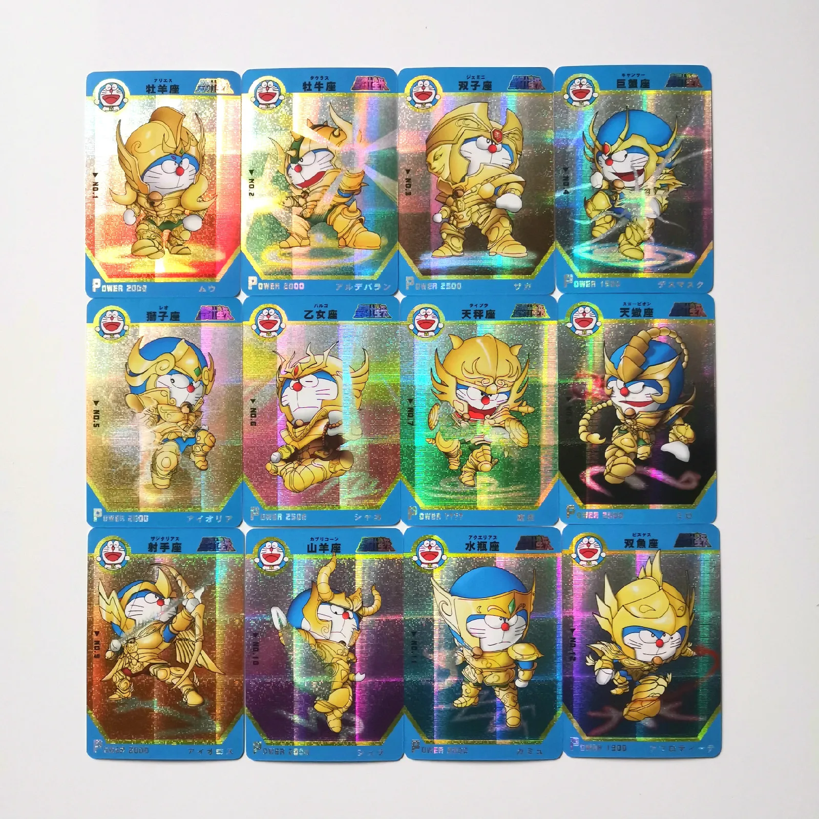 12 шт./компл. Doraemon Косплэй святая Сейя мистическая Одежда Игрушки Хобби хобби