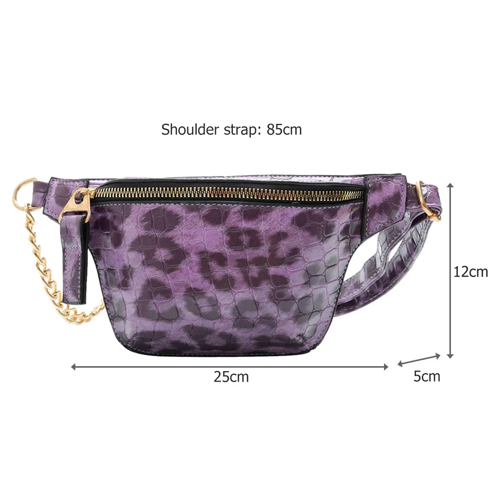 

Leopard Fanny Pack PU Leather Waist Bag Parent Child Phone Pouch Crossbody Packs Outdoor Shopping Accessaries Supplies