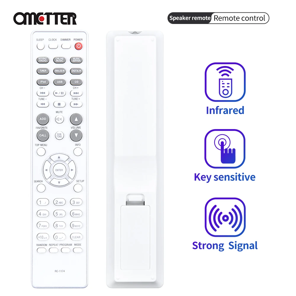 Подходит для Denon CD ресивер аудио плеер дистанционный пульт RC 1174|Пульты ДУ| |