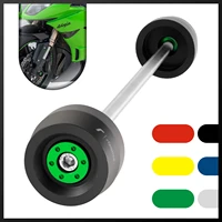 motorcycle front axle slider wheel protection for kawasaki z650 z750 z800 z900 z900rs z1000 z1000sx