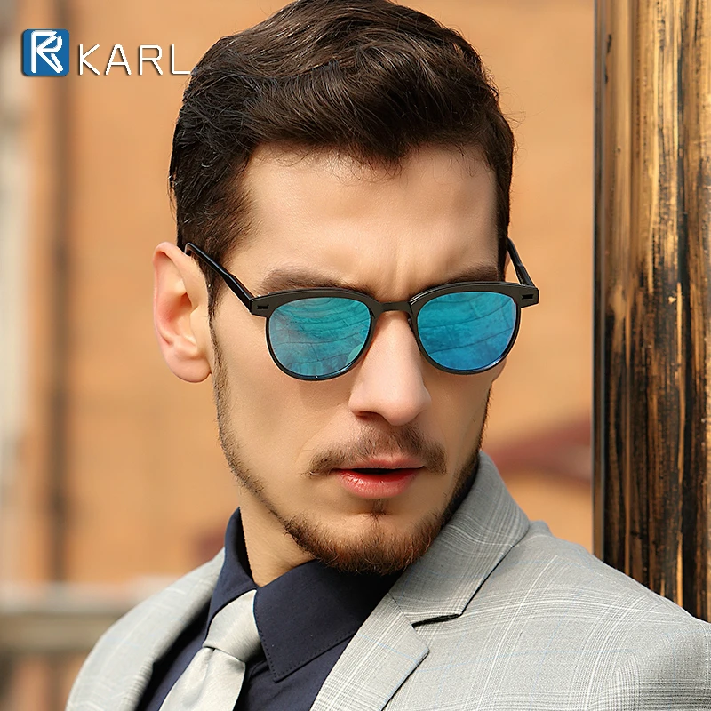 Солнцезащитные очки Мужские поляризационные в полуоправе роскошные