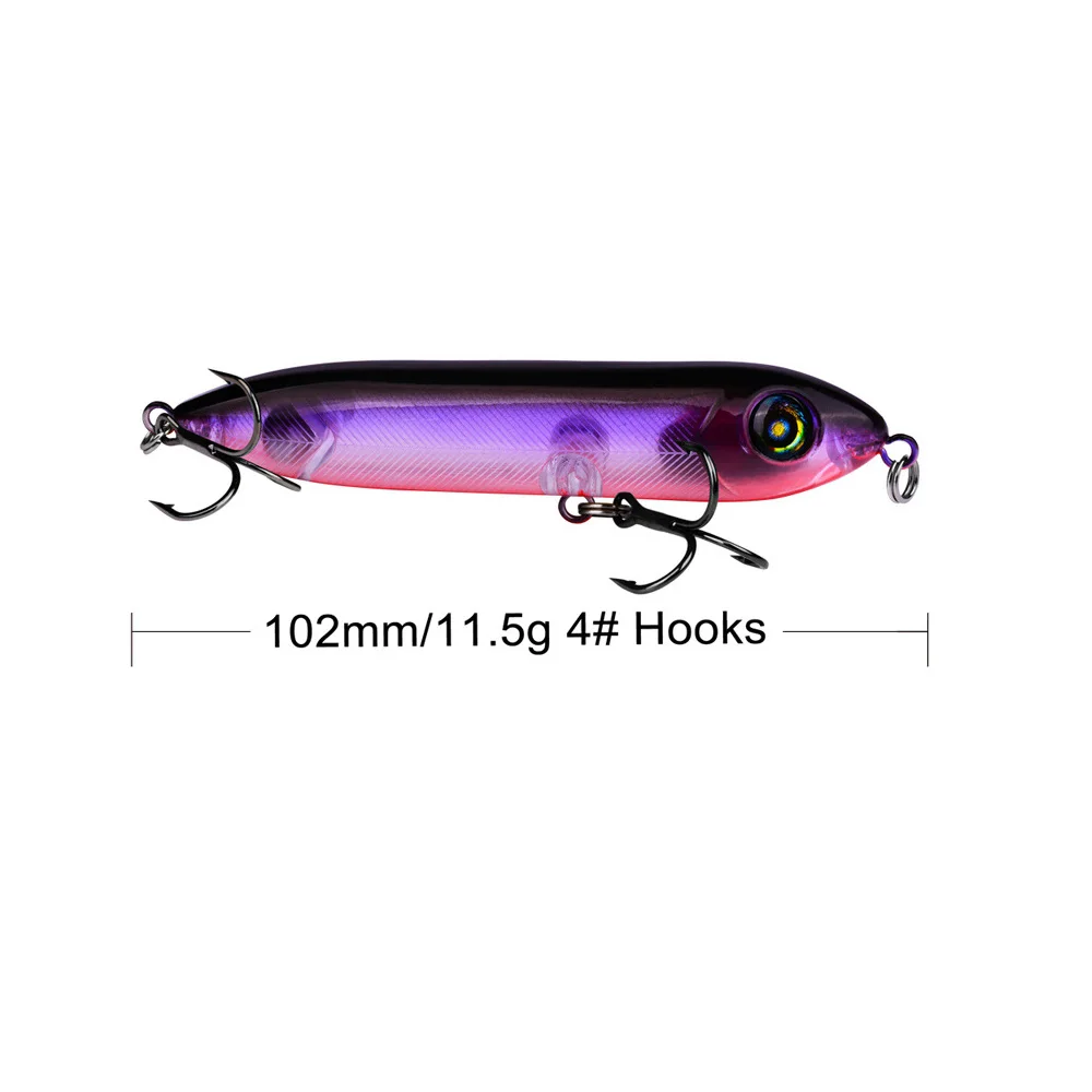 1 шт. жесткий головой змеи приманка для рыбалки карандаш 10 2 см 11 5 г длинный