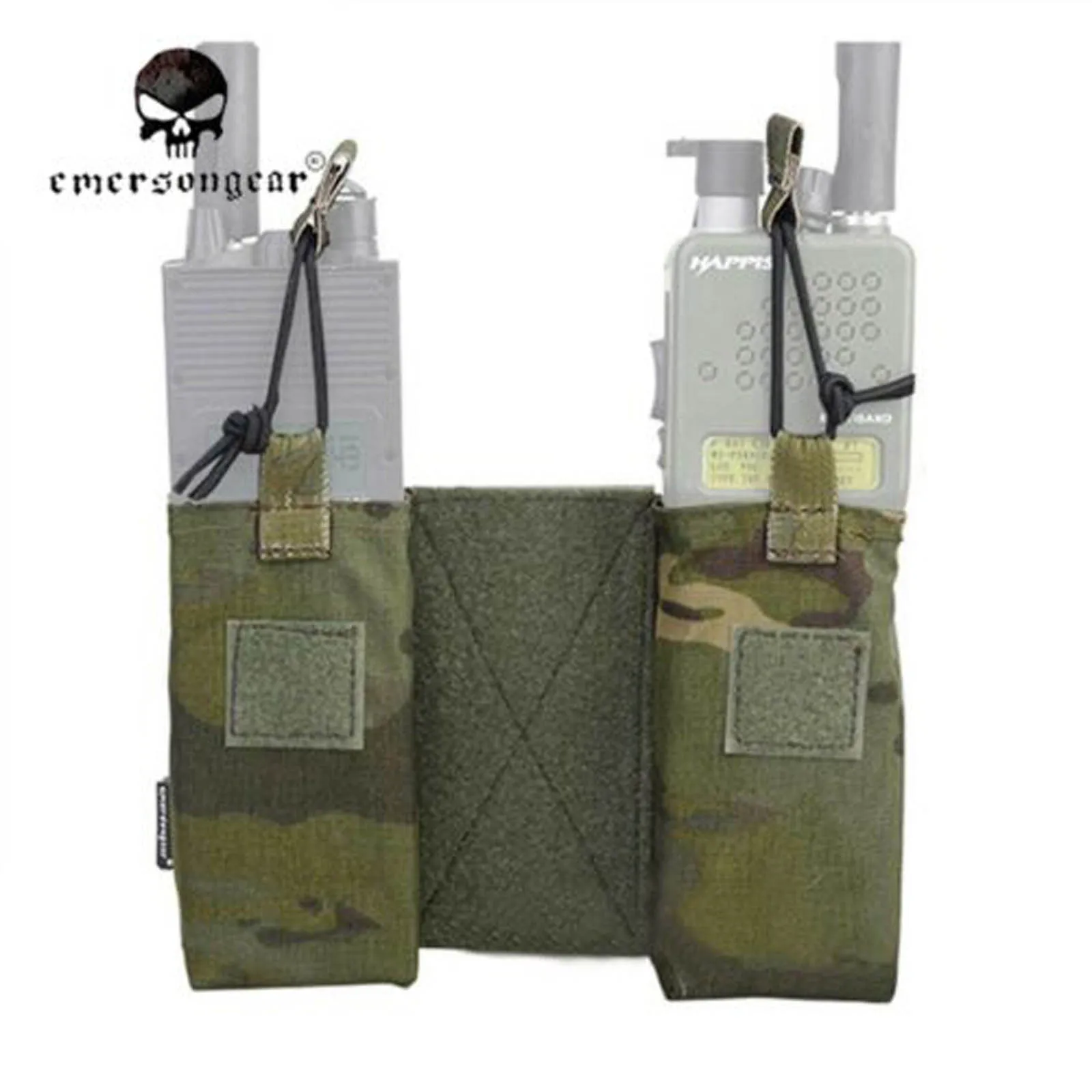 EMERSON MOLLE JPC радиостанция MBITR Pouch Set Utility Military double Radio Bag EM8333 | Спорт и развлечения