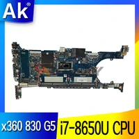 l56432 001 l56432 601 for hp eb x360 830 g5 laptop motherboard w i7 8650u cpu 6050a3049801 mb a01 notebook pc 100 test ok