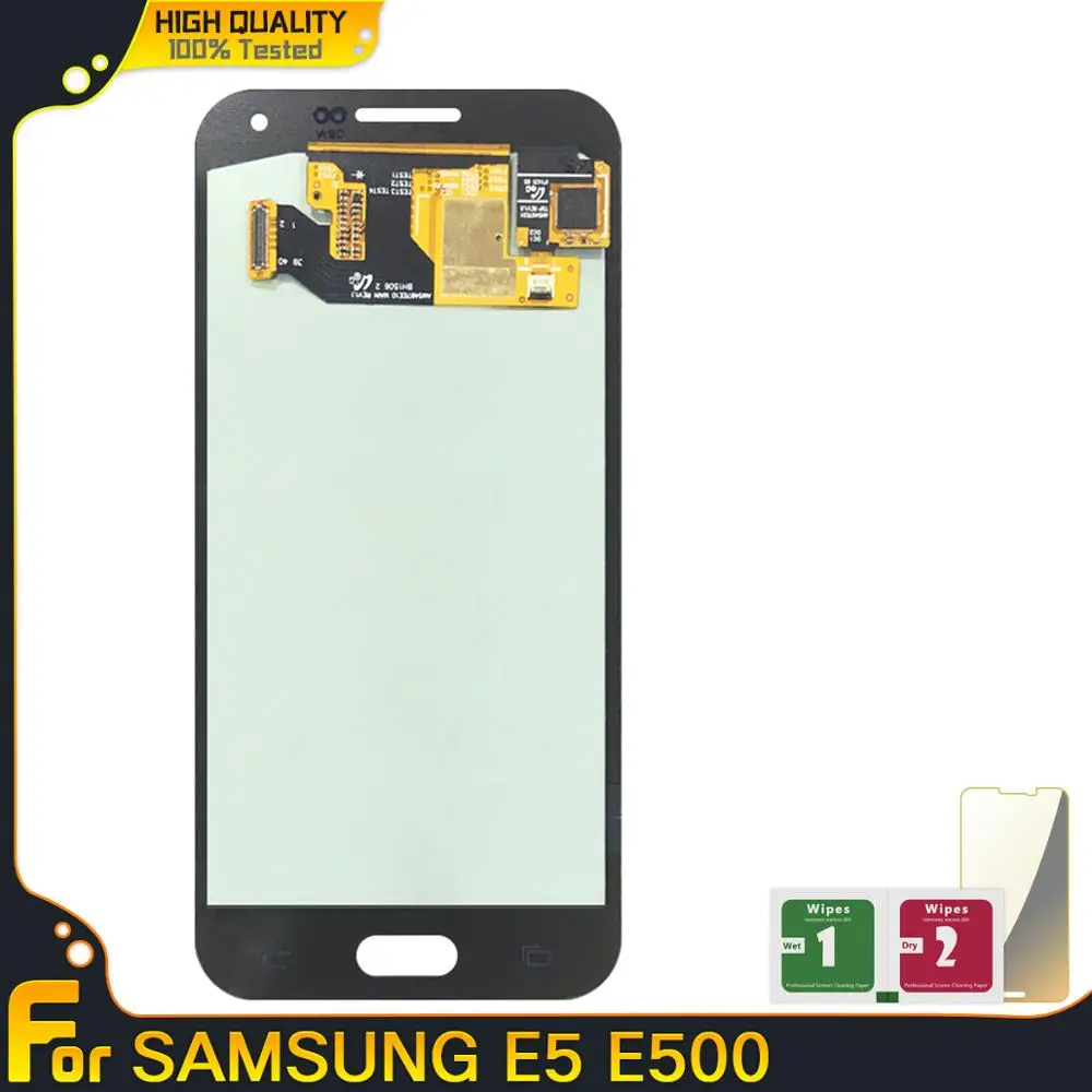 ЖК дисплей Super AMOLED сенсорный экран с дигитайзером в сборе для телефонов Samsung Galaxy E5