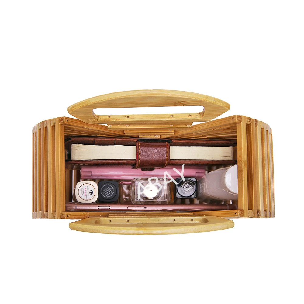 Realer Брендовая женская сумка для путешествий деревянный пляжная высокое качество