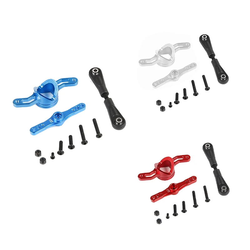 

For Losi 5Ive-T Spare Parts CNC Alloy Double Arms Steering Base Kits 87064 for 1/5 Scale Rc Rovan LT Truck