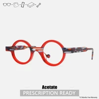 japan handmade italy acetate clear glasses optical round frame eyeglasses men luxurious prescription glasses woman