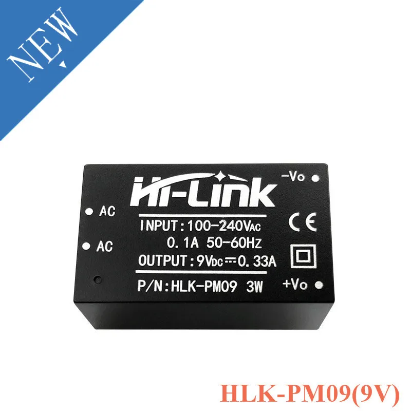 HLK-PM01 HLK-PM03 HLK-PM09 HLK-PM12 HLK-PM24 AC-DC 220 В до 3 В/5 В/9 В/12 В/24 переменного тока мини-понижающий