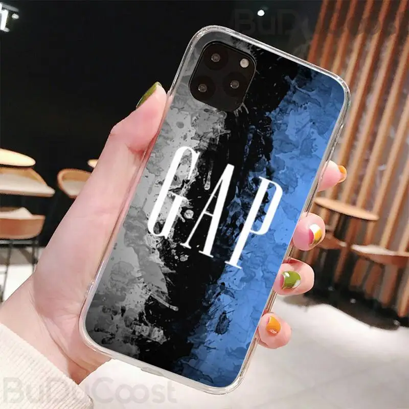 

American big company brand G A P Phone Case For iphone 11 Pro11 Pro Max X 8 7 6 6S Plus 5 5S SE cass