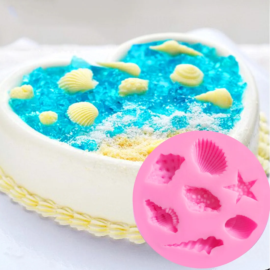 Кухонная формочка для шоколада торта инструменты выпечки морской тематики