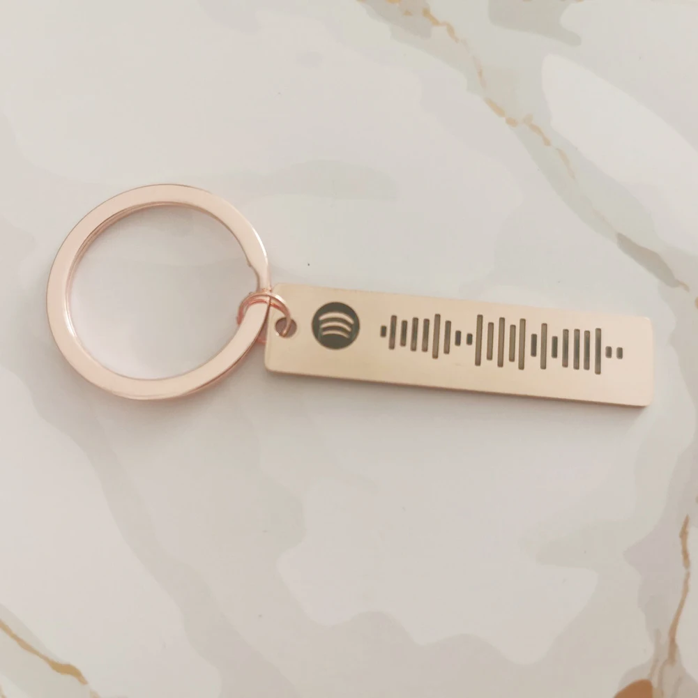 Брелок музыкальный с кодом для мужчин и женщин персонализированный брелок из