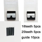 18 зубцов 5 шт и 25 зубцов 5 шт всего 10 шт машинка для стрижки домашних животных керамическое движущееся лезвие Бесплатная доставка Стандартный усилитель лезвия A5