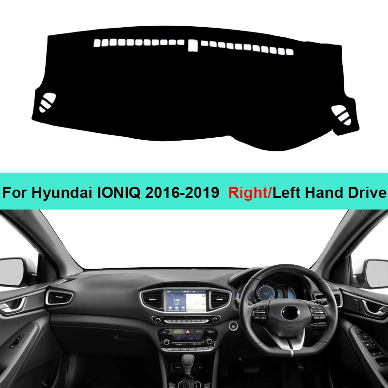 2 Слои приборной панели автомобиля ковровые покрытия для Hyundai IONIQ 2016 2017 2018 2019 LHD RHD