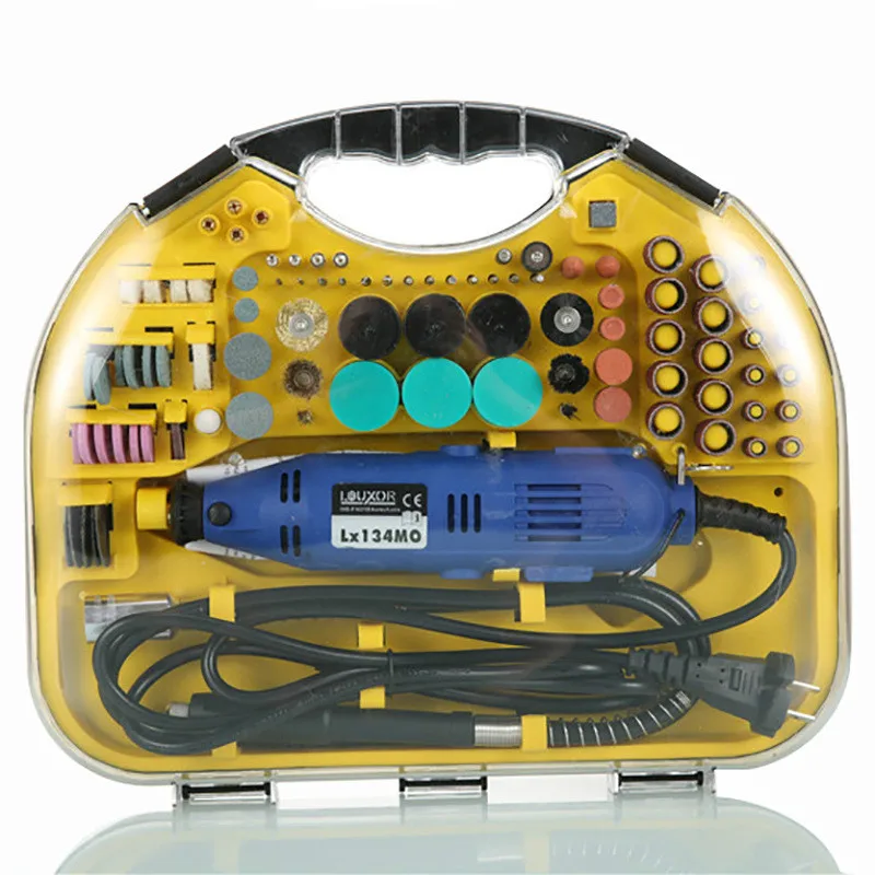 

110V/220V дрель шлифовальный станок вращательного Бурения Набор инструментов Набор «сделай сам» для измельчения дерева Сталь ручной Мини свер...
