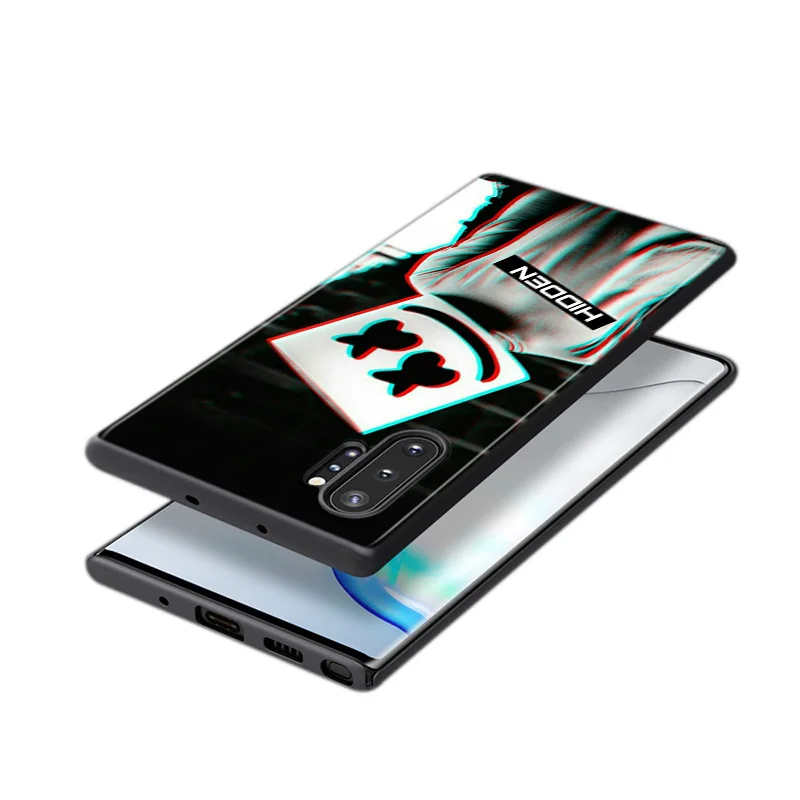 

Cool Electronic Music Smiley For Samsung Galaxy S21 S20 FE Ultra S10 Lite S9 S8 Plus S7 S6 Black Phone Case