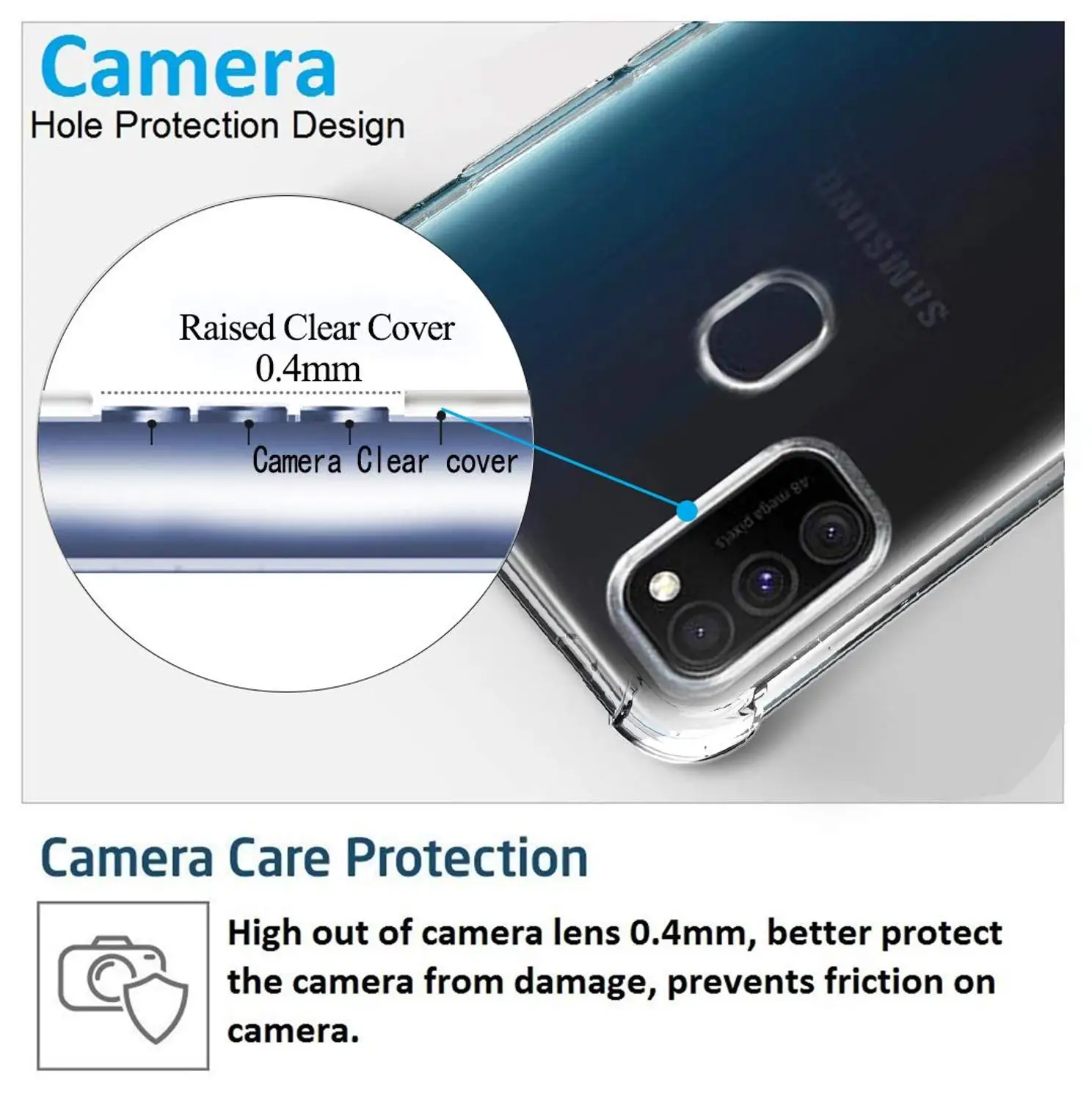 Прозрачный силиконовый чехол для samsung Galaxy M30s Reiforced Conrer бампер M30 защитный телефона