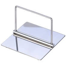 Square Thick Creative Stainless Steel Paper Towel Holder Napkin Holder Hotel Restaurant Table Press Paper Holder