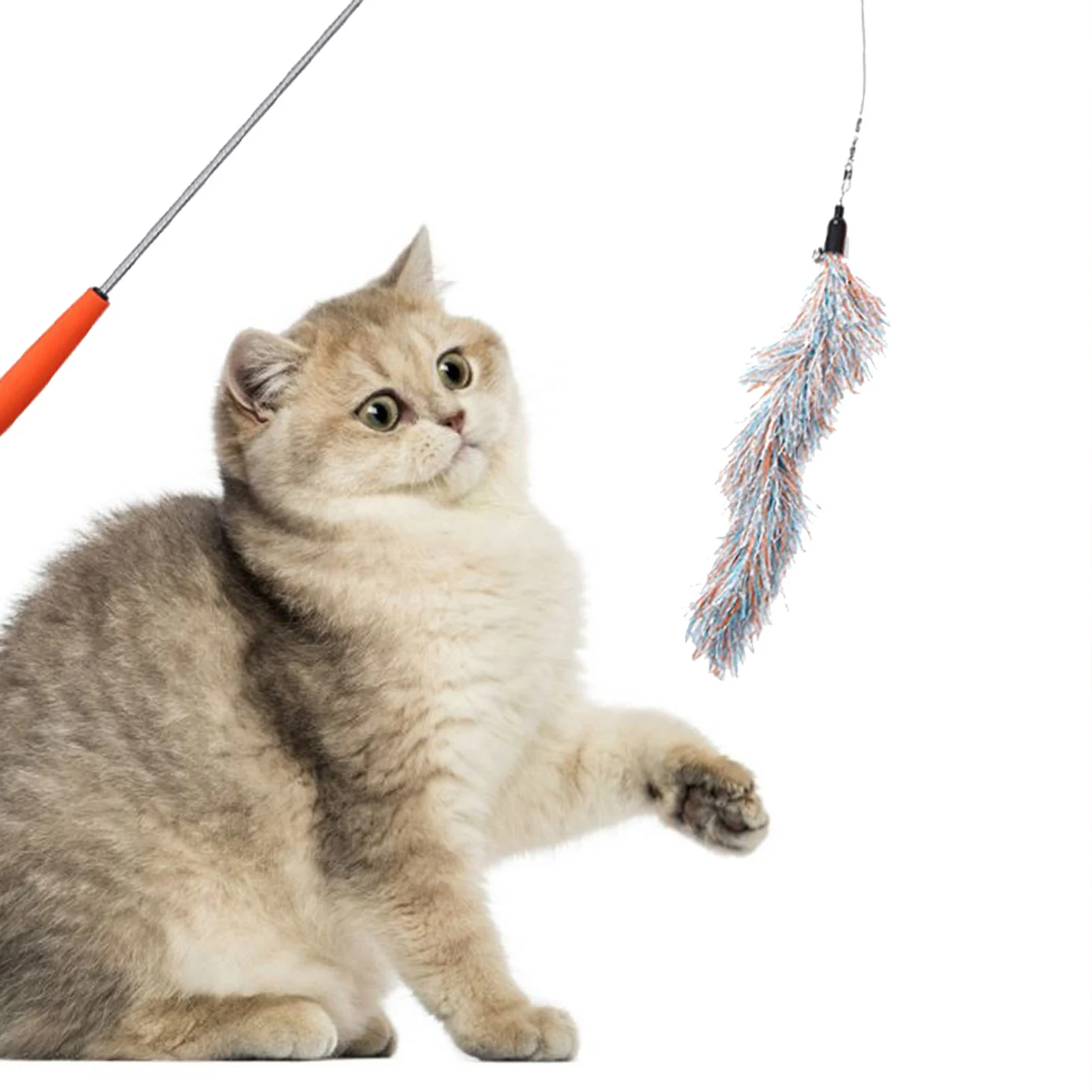 

Telescopic Cat Feather Toy with Replacement Head Cat Stick Toy Telescopic Cat Feather Toy with Replacement Head Cat Stick Toy