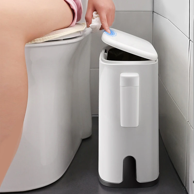 Узкий мусорный бак 11Л нулевой кухонный пресс тип мусорного ведра мусорное ведро
