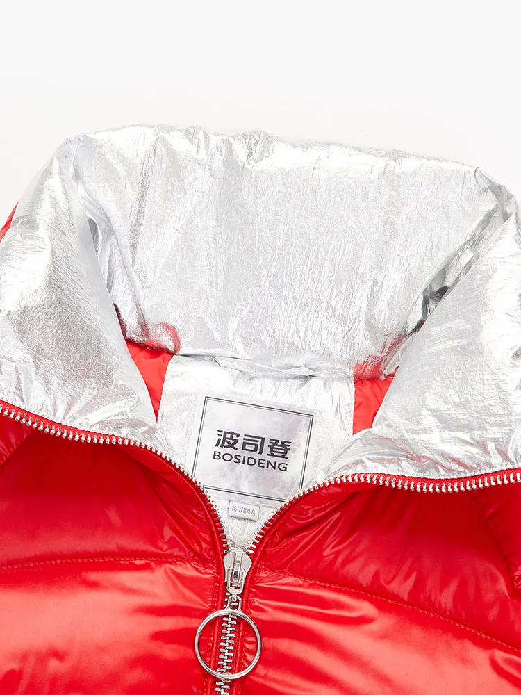 BOSIDENG Зимний пуховик женский оверсайз утепленная верхняя одежда