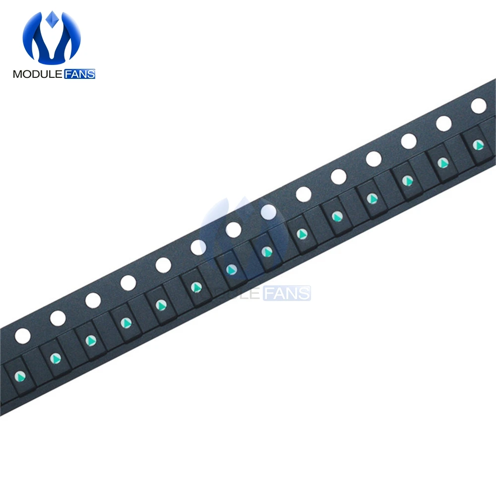 100 шт Желтый 1206 SMD SMT супер яркий светодиодный оптом