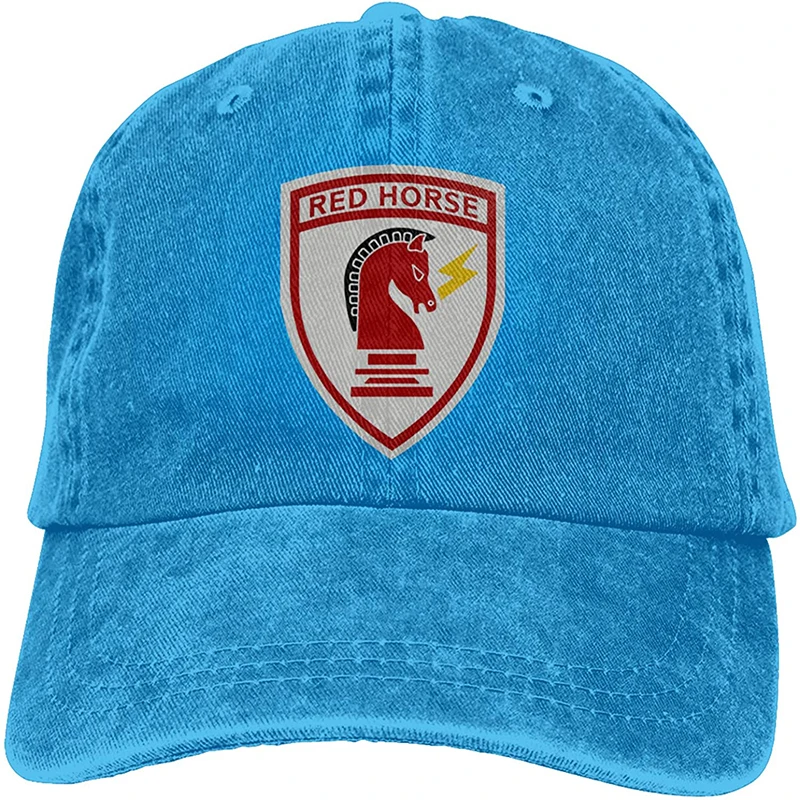 

Fashion Soft USAF Red Horse Hat Gift Dad Hat Trucker Hat Cowboy Hat