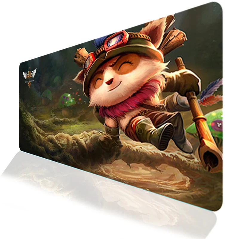 Игровой коврик для мыши LOL 750x300 мм большие коврики клавиатуры с замочком ноутбука