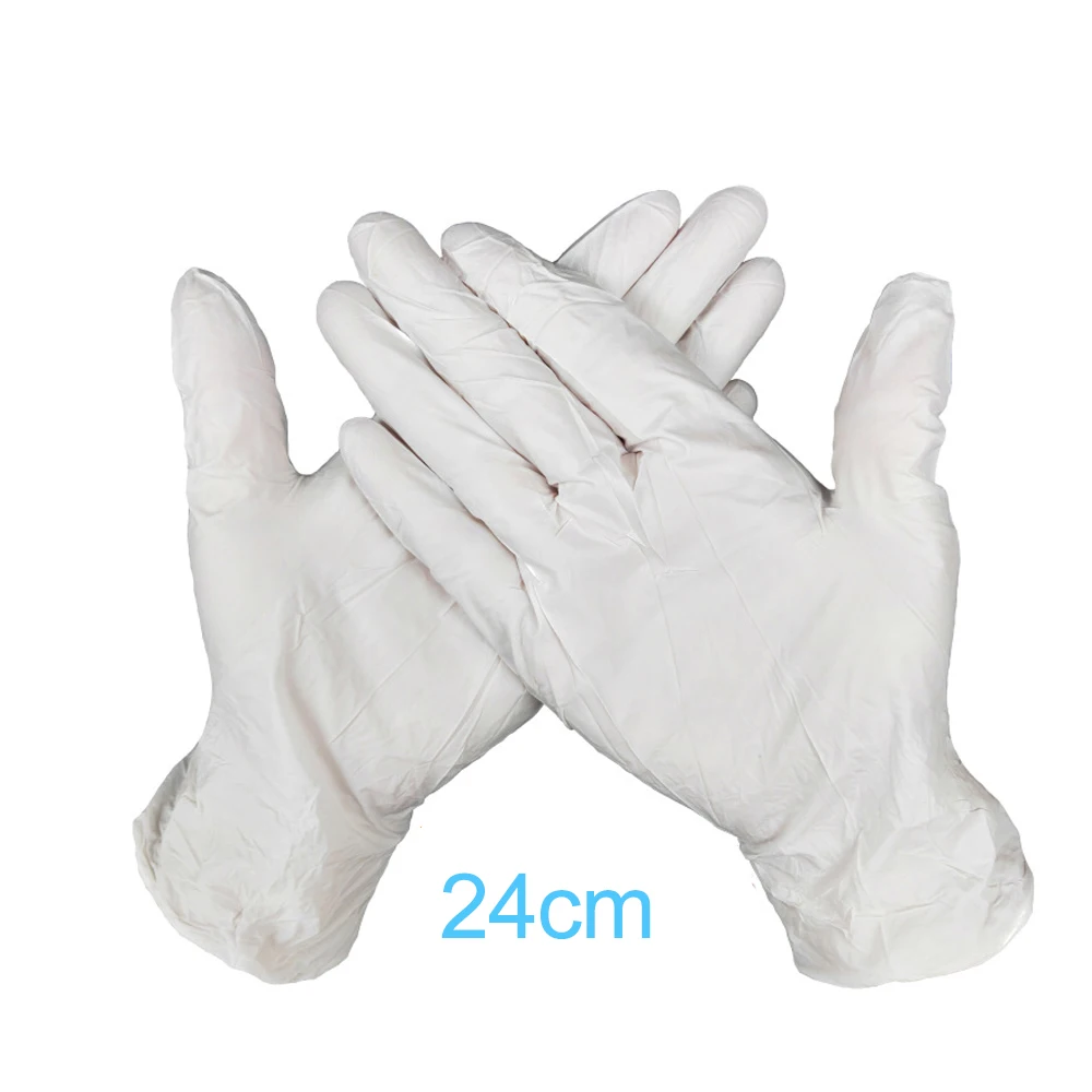 100 шт Одноразовые Перчатки Латексные для мытья