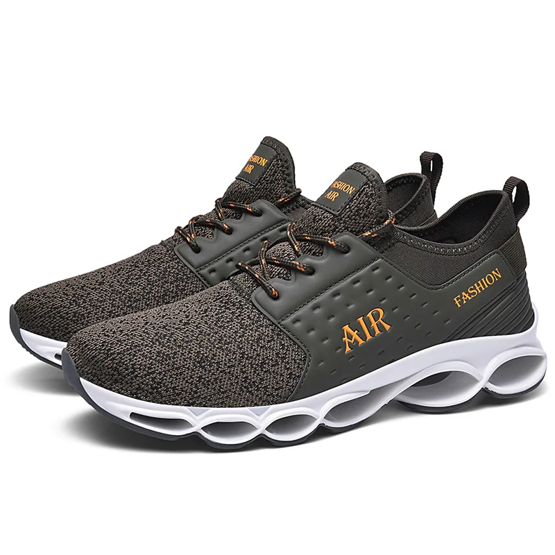 

Men Sneakers Breathable Mesh Outdoor Sport Shoes Spring Autumn Flats Training Running Shoes Blade Sneakers Large Size Footwear