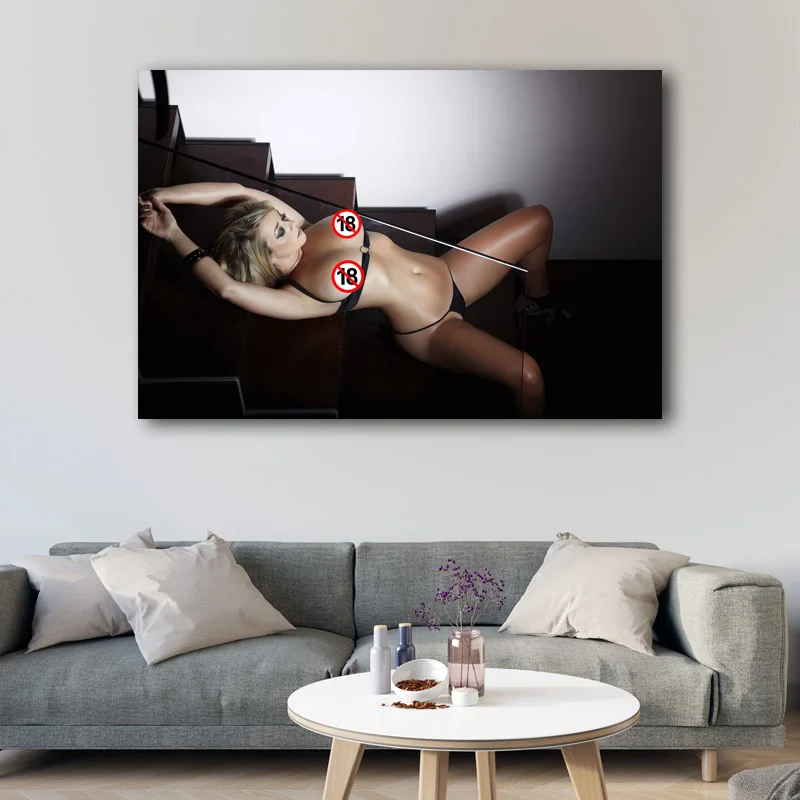 Decorative paintings Super model Melissa Debling Sexy Girl photo Wall Art Posters Canvas Printed For Living Room Decor | Дом и сад